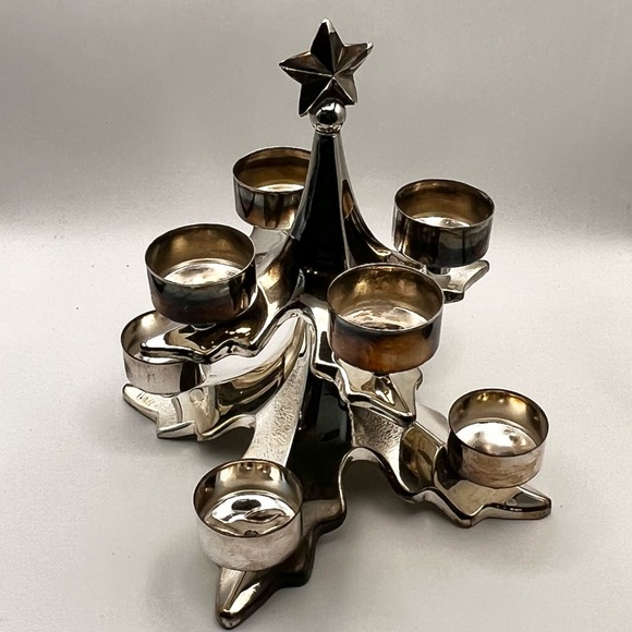 8” METAL CANDLE TREE HOLDER - Picture 8 of 12